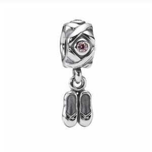 PANDORA Retired "Ballet Slippers" or "Dancer's Shoes" Bracelet Charm